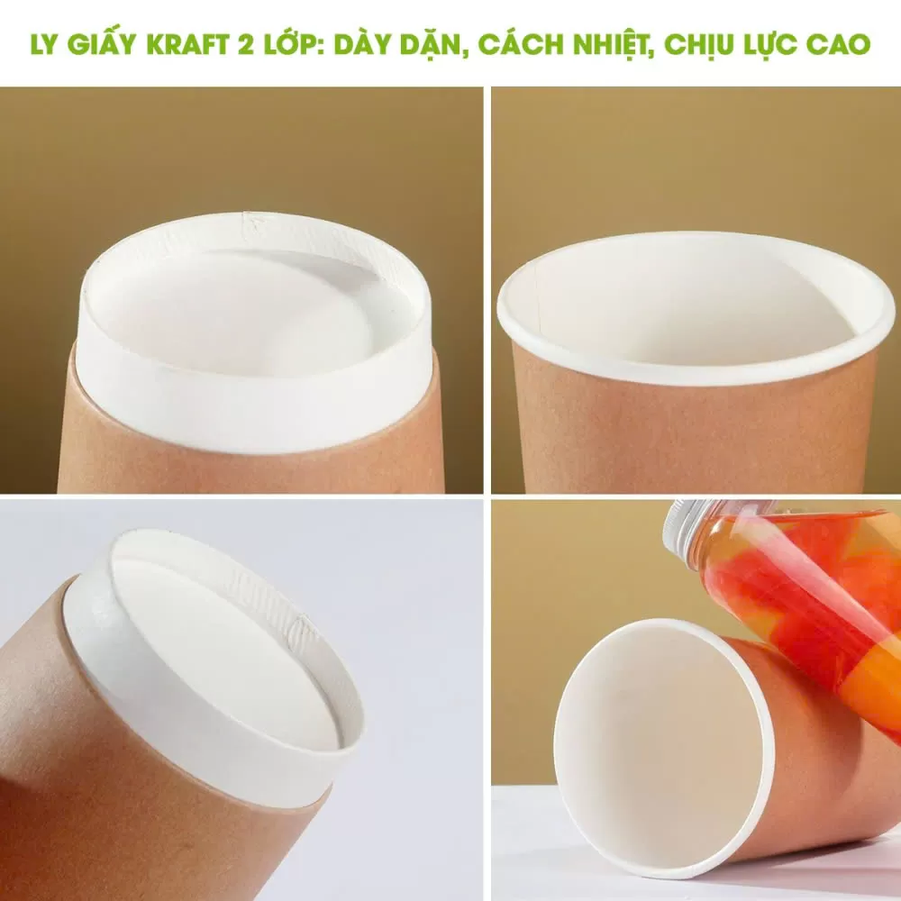 Cốc giấy 8oz (2 lớp)