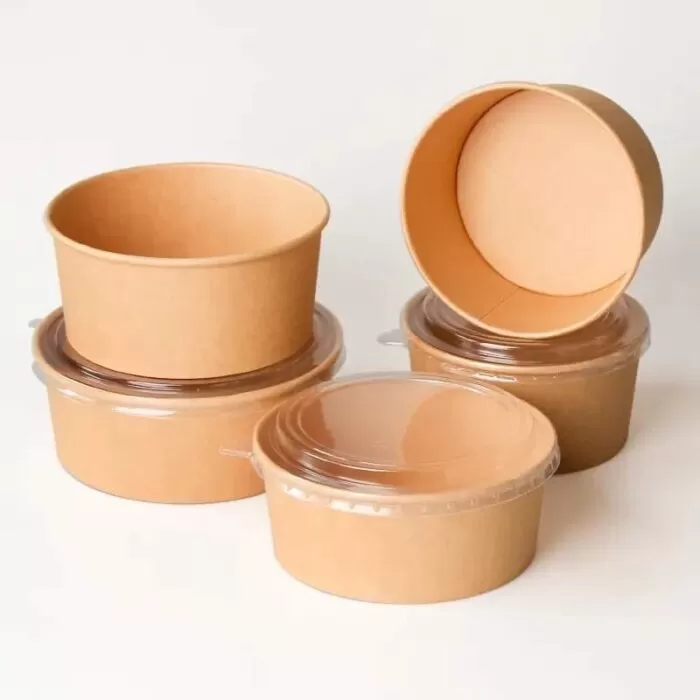 Bát giấy kraft nâu 1000ml