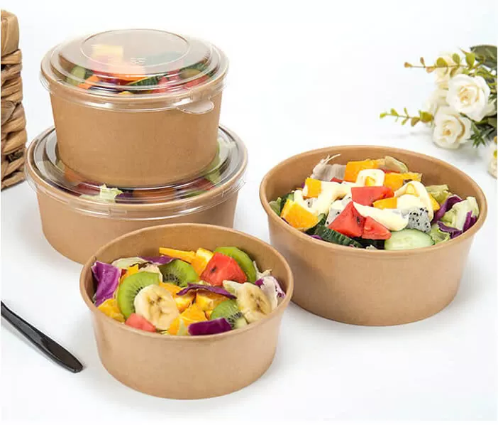 Bát giấy kraft nâu 750ml