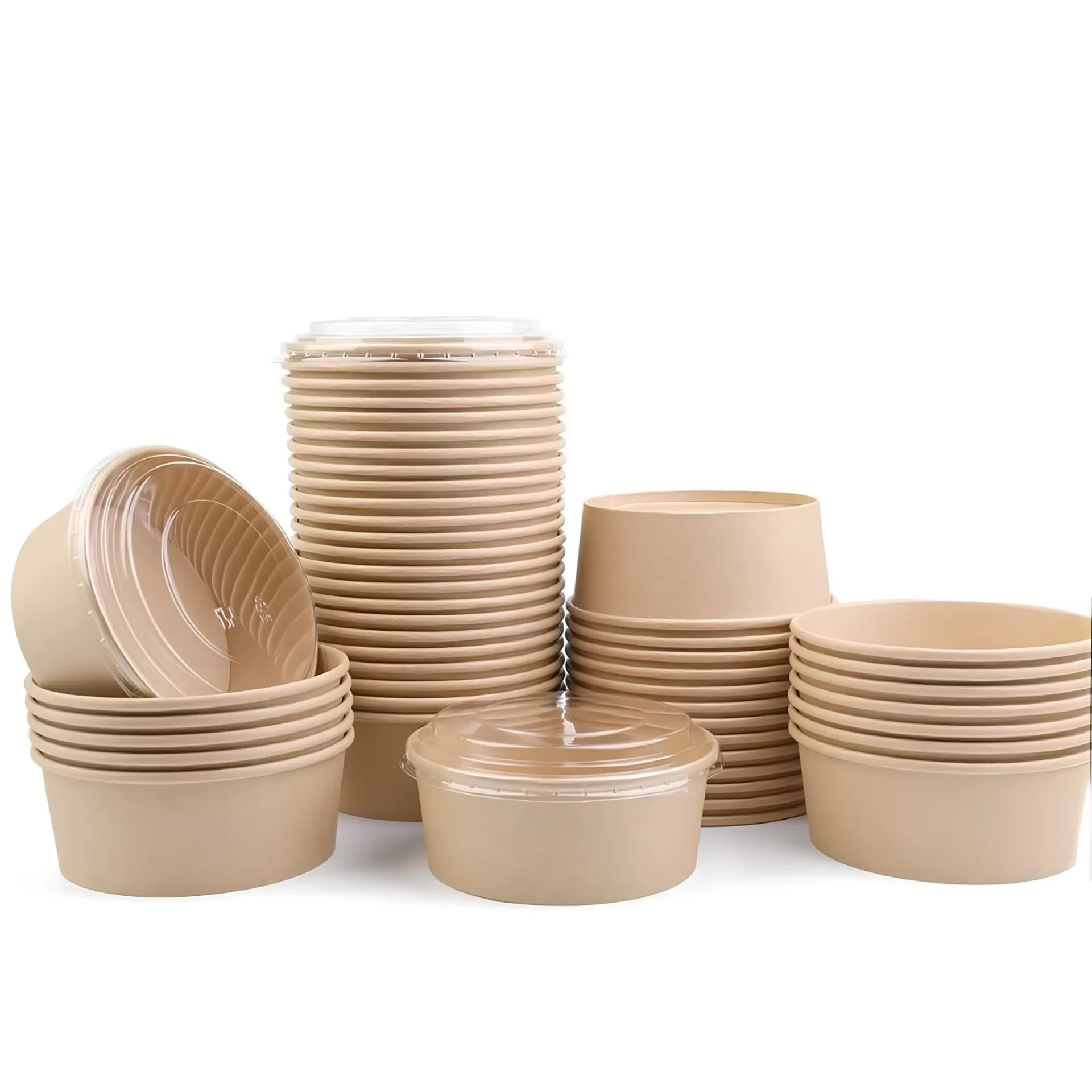 Bát giấy kraft nâu 1000ml